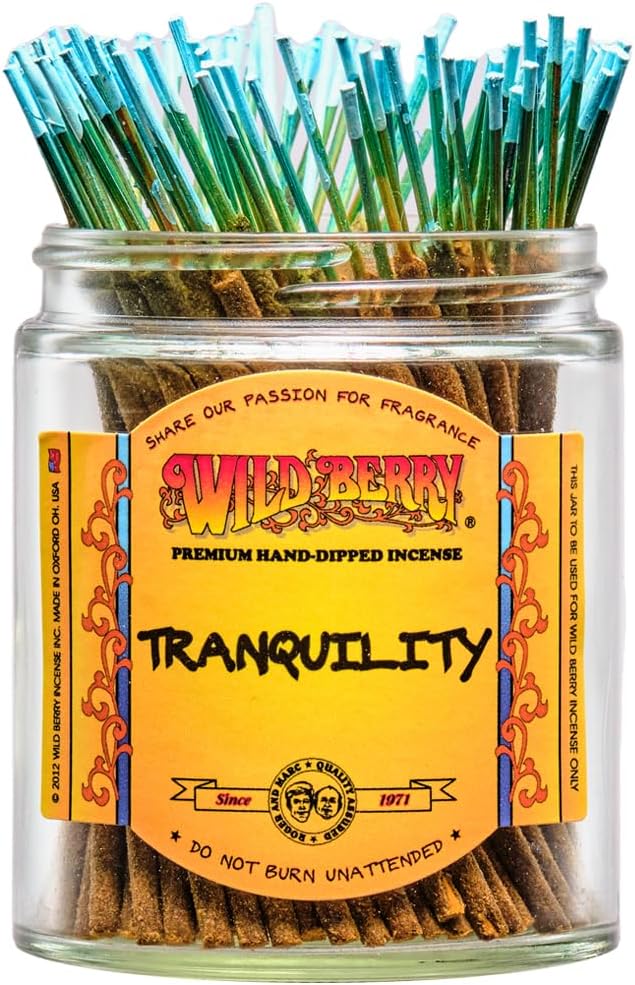 Wild Berry Shorties Incense Sticks - Hand Dipped in The USA (100 Count) - 4 inch (Tranquility)