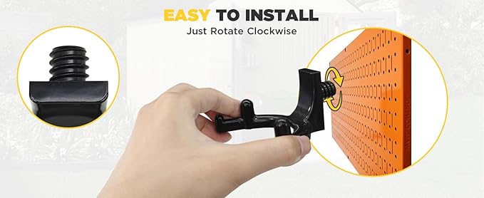 6pcs Storage Shed Hooks for Suncast: U Tool Hangers Compatible with Suncast/Craftsman Shed Tool Hooks Storage Shed Shelves Accessories Utility Double Head Design Garden Storage Shed Hanger
