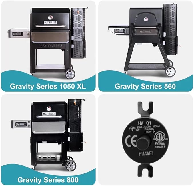 Hopper Lid/Door Switch 3-Pack, Replacement Part for Masterbuilt Gravity Series 560/800/1050 XL Digital Charcoal Grill + Smokers