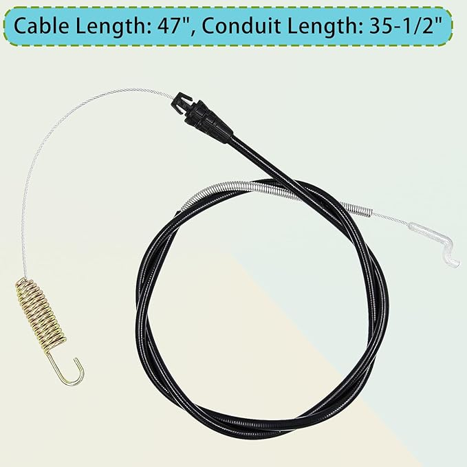 105-1844 Traction Control Cable,for Toro 22in Personal Pace Rear Wheel Drive Self Propelled Lawn Mowers & Lawn-Boy Silver Series Mowers Replaces 105-1844 Traction Drive Cable