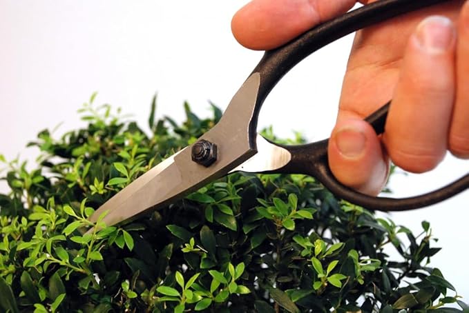 Okatsune No. 201 Plant Shears, A-Shaped, with Sack, Silver