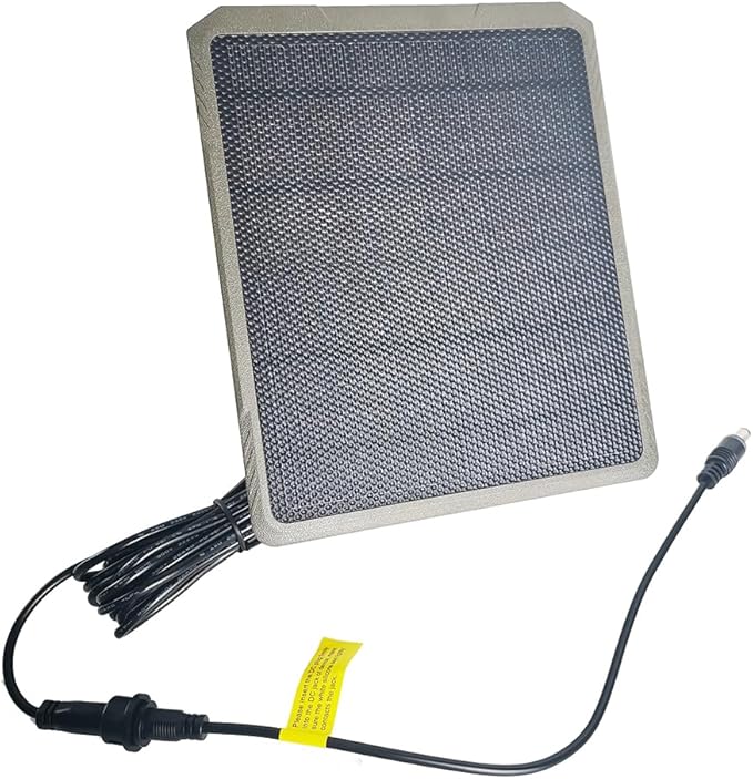 GardePro SP350 3.5W Solar Panel with 5200mAh Battery for Trail Cameras, Compatible with A3S, A3, E5, E5S, E5 2.0, A50, A60, E6, E6 2.0, E8, E8 2.0, X50S, X66 Pro & More
