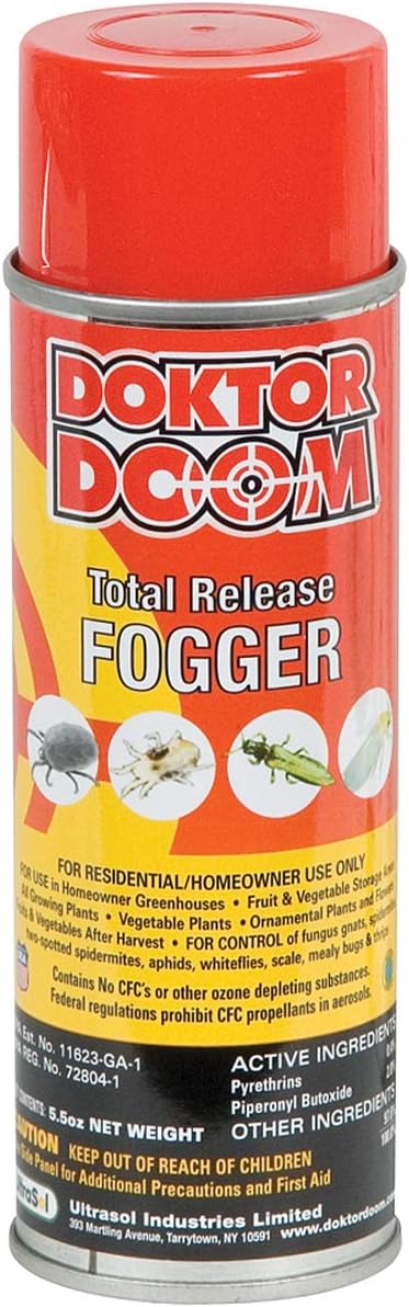 Doktor Doom Total Release Fogger Botanical Insecticide 12.5 oz.