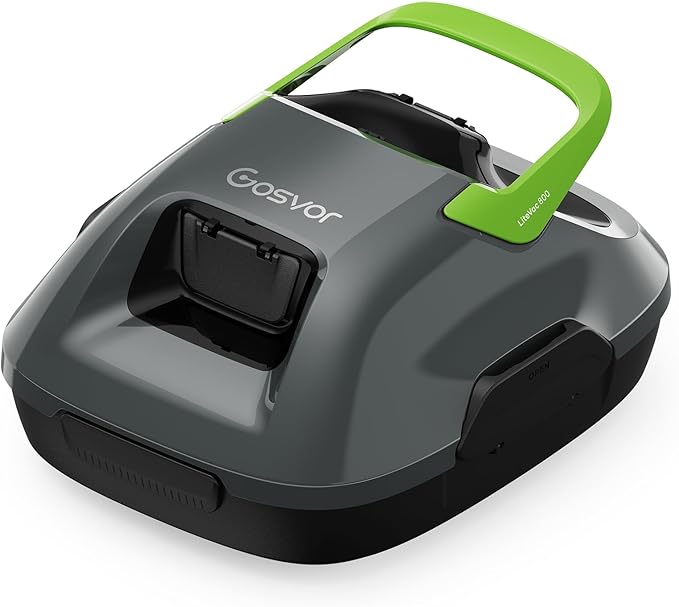 (2026 Upgrade) Gosvor Cordless Robotic Pool Cleaner, Efficient Pool Vacuum, 90 Min Runtime, Self-Parking, 7.5 lbs Lightweight, Ideal for Above Ground Pools up to 860 sq.ft