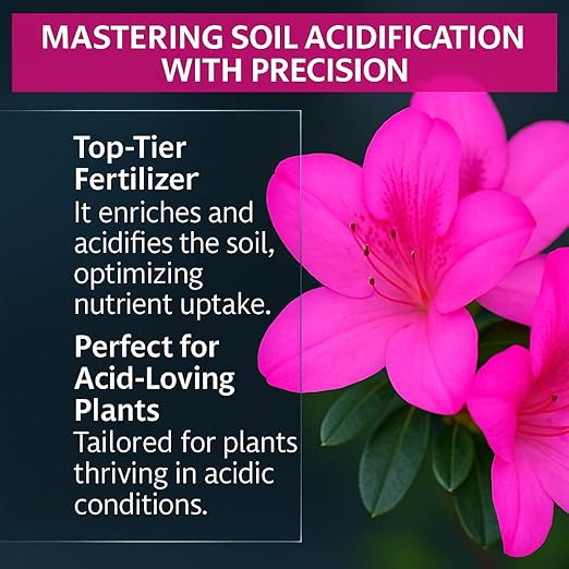𝐁𝐄𝐒𝐓𝐒𝐄𝐋𝐋𝐄𝐑 Premium 8-4-8 Acidic Fertilizer for Azaleas, Camellias, Hydrangeas, Blueberries, Gardenias, Magnolia Trees, Evergreens and Rhododendrons - Ideal Iron-Rich Plant Food [8 OZ]