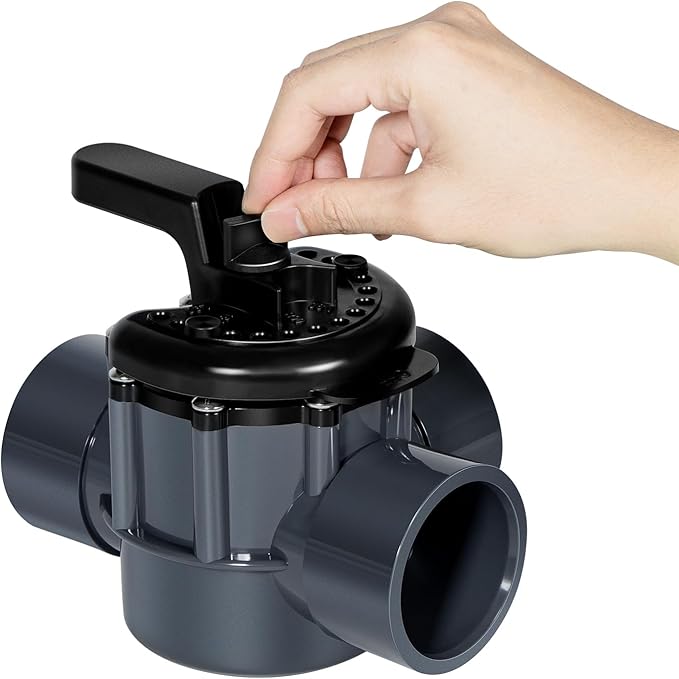 2 Inch 3 Way Diverter Valve Suitable for Ground Pool and Spa System Replace Part for 263028 3 Port Valve