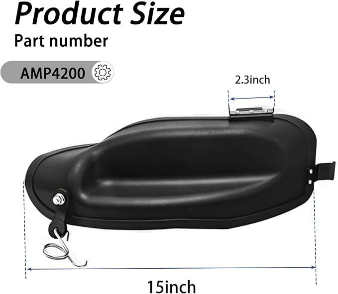 Kerlista Replacmentparts AMP4200 Turn Riding Mower Mulch Plug Compatible with 42 inch Z6 Zero Turn Riding Mower ZT4204L ZT4204L Models