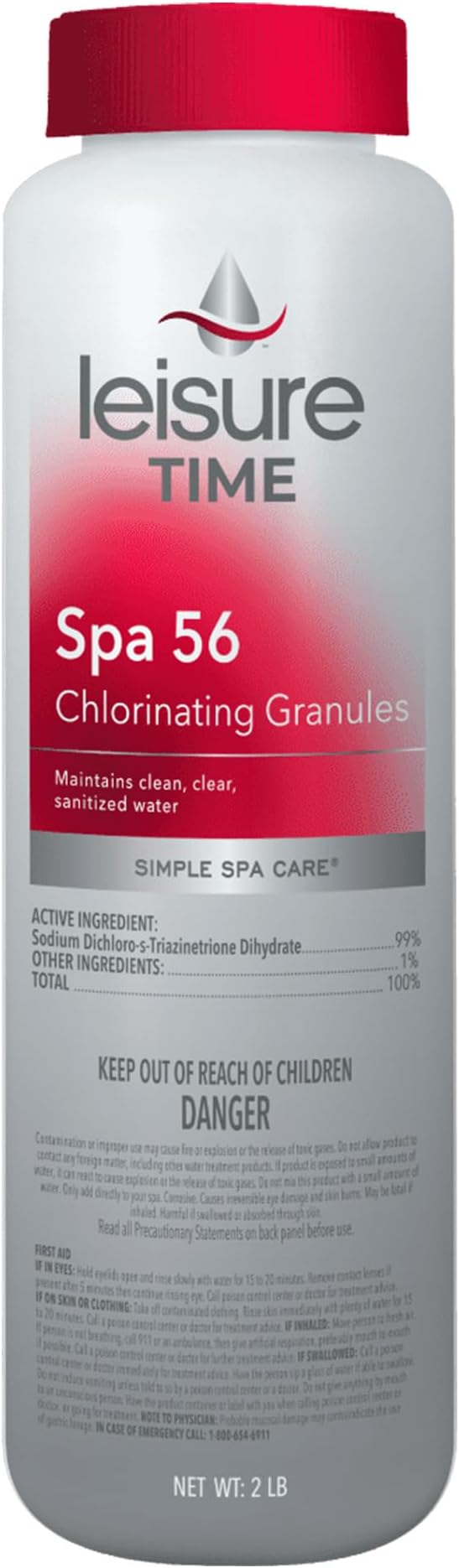 Greesum 31 Gallon Deck Box and LEISURE TIME 2 lb Spa 56 Chlorinating Granules for Hot Tubs