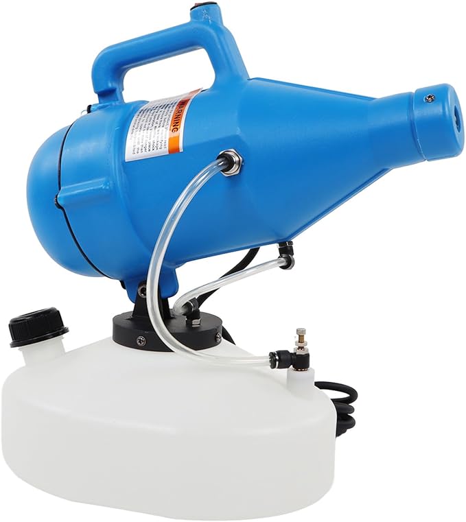 Electric ULV Portable Fogger Sprayer Machine Atomizer Mist Cold 32.8ft Spraying for Hotel School 4.5L(1.2 Gallon) (US Plug 110v)