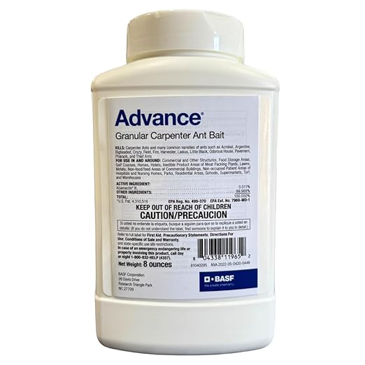 Advance Carpenter Ant Bait 8oz – Targeted Ant Control for Indoor & Outdoor Use | Premium USA Supply Gloves for Safe Eradication | USA Supply Pest ID Card