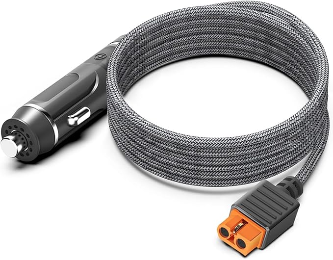 XT60i Charging Cable Car Cigarette Lighter Male Plug Connector for EF ECOFLOW River Delta 3 2 Pro Max Plus Anker SOLIX DJI Power 1000 500 AC70 AC50B EB55 Portable Power Station 4FT