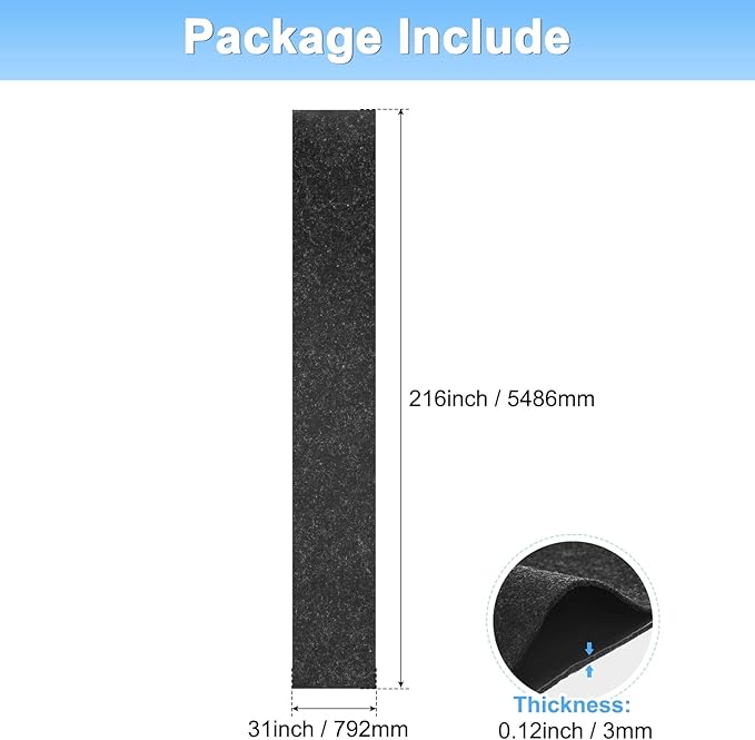 M METERXITY 3MM Thickened Outdoor Storage Shed Mat, 18 x 2.6 FT Garage Floor Mats with Reusable, Washable, Non Slip, Durable for Protects Garage Floors/Driveways/Entrance Doors/Deck [Gray]