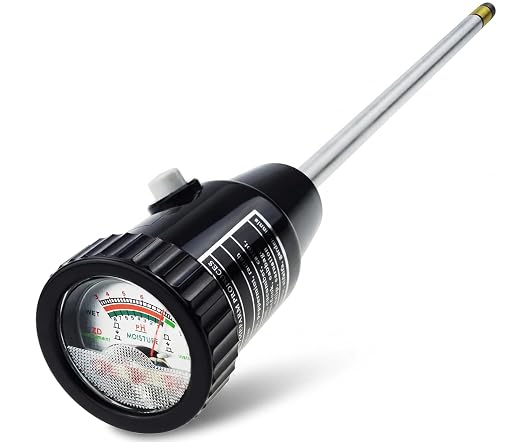 2-in-1 Soil pH and Moisture Meter, Replacement for Standard Soil Tester Probes - 295mm Long Electrode for Indoor/Outdoor Plants, Garden, Lawn, Farm