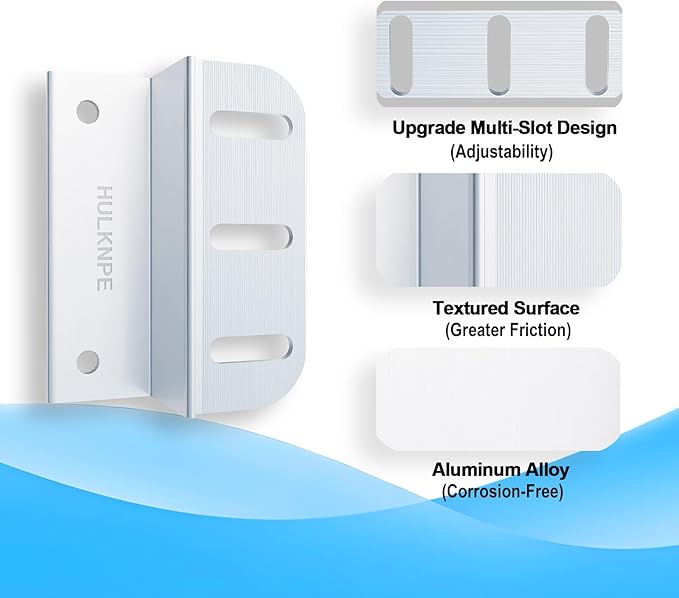 Z Brackets Solar Panel Mounting Kit (16 Pack) Heavy Duty Multi-Slot Aluminum Corrosion-Resistant for RV, Boat, Roof, Off-Grid & Solar Panel Hold Down