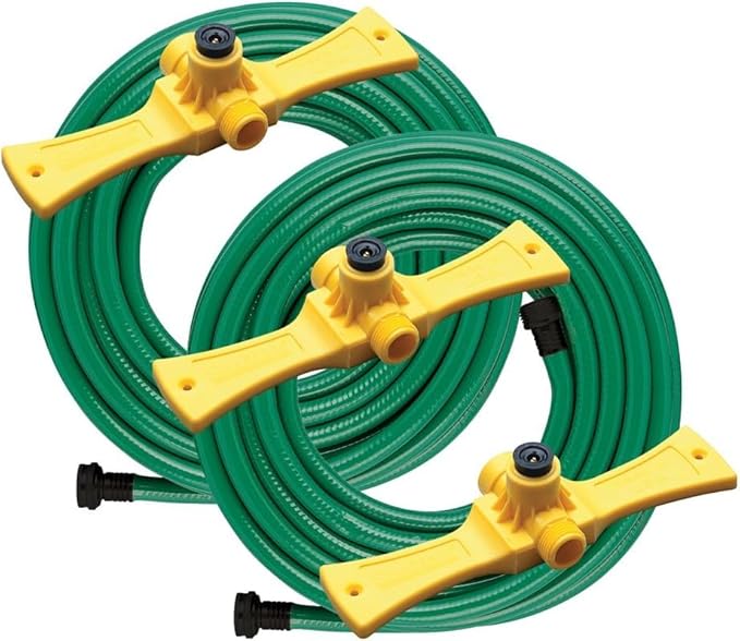 Orbit 58092N Port-A-Rain Hose Watering Sprinkler System, Green (4-Pack)