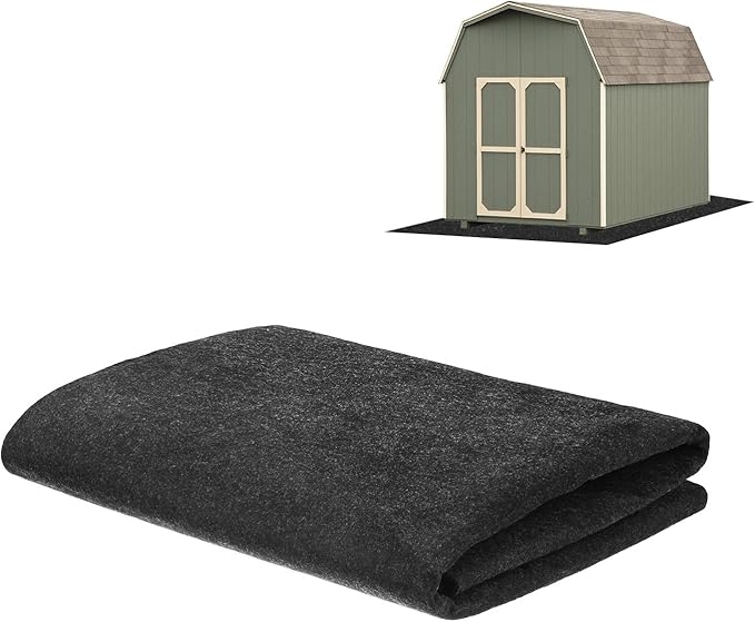M METERXITY Outdoor Storage Shed Mat, 1.7x2 FT Waterproof Small Shed Flooring Mat for Patio Furniture Floor Protecting from Wear/Liquid/Dust/Oil, Non-Slip Carport Pad [Grey]