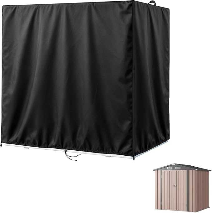 Kasla Storage Cabinet Cover, Outdoor Chest Storage Waterproof Cover, Weatherproof Cabinets Covers for Kitchen Patio Garden Backyard - 79"Lx50"Wx74"H