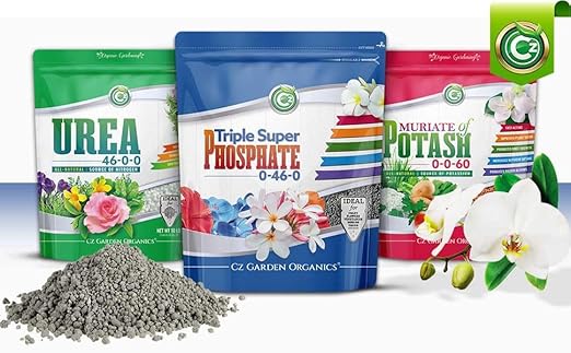 Triple Super Phosphate 0-46-0 Fertilizer Made in USA - Bloom Booster - TSP Pure Phosphorus Plant Food for Indoor/Outdoor Plants & Flower Gardens - Fruit, Vegetables, Holistic Herbs, Trees & More!