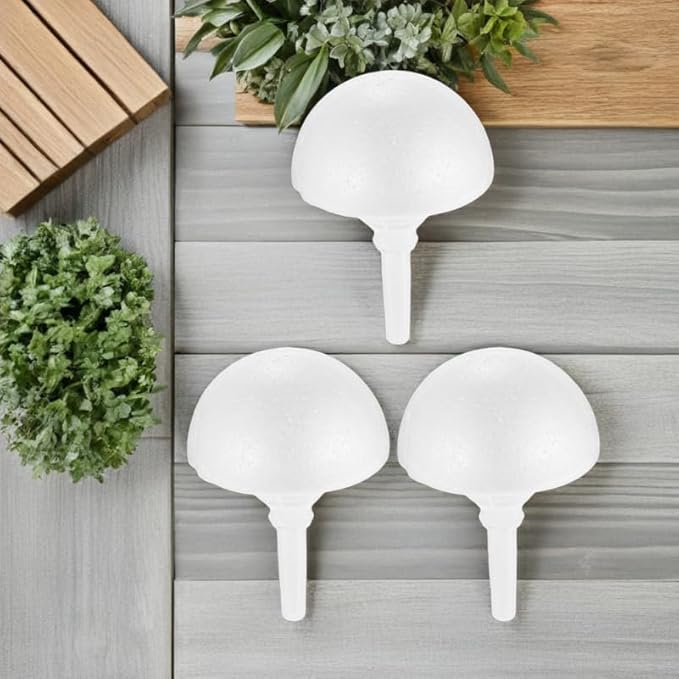 Bride Bouquet Holders 3-Pack Floral Foam Handles Wedding Flower Holder Lightweight Compact 8.46X5.90X5.90 Inch Bridal Bouquet Support