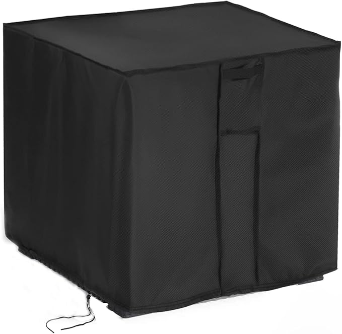 Outdoor Table Cover Square 18 Inch, Patio Table Cover for Keter Ice Cube Beer Cooler Table, Waterproof Outdoor Small Bar Table Furniture Cover - 18 X 18 X 18 Inch
