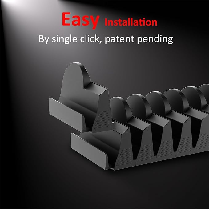 DEHOYI 24 pcs Modular Wrench Organizers for Tool Drawers - Wrench Rack with Metric&SAE Labels, Perfect Tool Storage Holder. Gift for father, brother and boyfriend (No-Magnet)