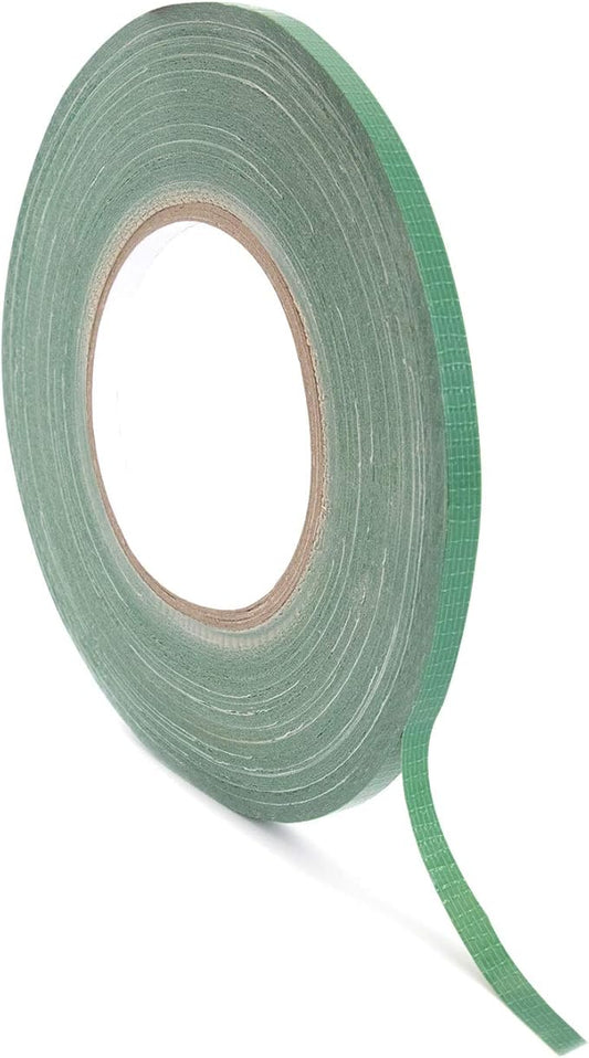 Royal Imports Floral Tape Green, Flower Stem Wrap Adhesive Waterproof Florist Tape for Decorative Bouquets Arranging and Crafts - 0.25" (60 Yd/180Ft) - 1 Roll