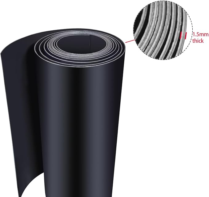 25ft x 24in x 60mil Tree Root Barrier for Landscaping & Protect Roads | Bamboo Barrier Heavy-Duty Root Blocker Rhizome Control Barrier