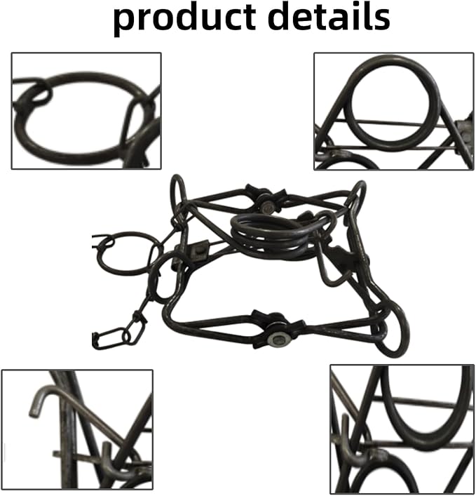 Double-Sided D-Ke 220 Heavy Duty Outdoor Animal Trap Setter, Reusable Easy Setup Tool for Farms Yards and Gardens