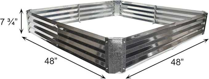 Dalen Rustic Raised Bed Garden; Grow Vegetables, Herbs, or Flowers Without tilling The Ground