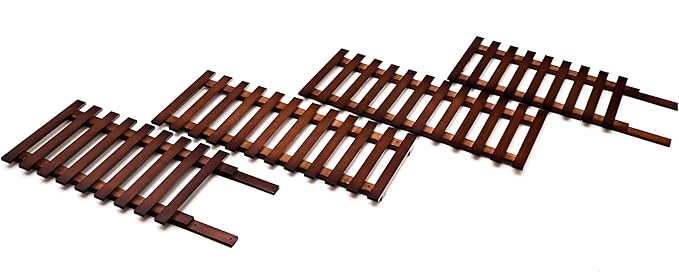 Trademark Innovations Wooden Trellis Planter, Wall Mounted Plant Stand, Vertical Garden Wall (Set of 2)