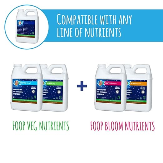 FOOP Sweetener: Organic Terpene Enhancer for Plants | Creates an Explosion of Trichomes | Contains 8 Organic Sugars | Works with All Growing Media and Nutrient Lines (32oz)
