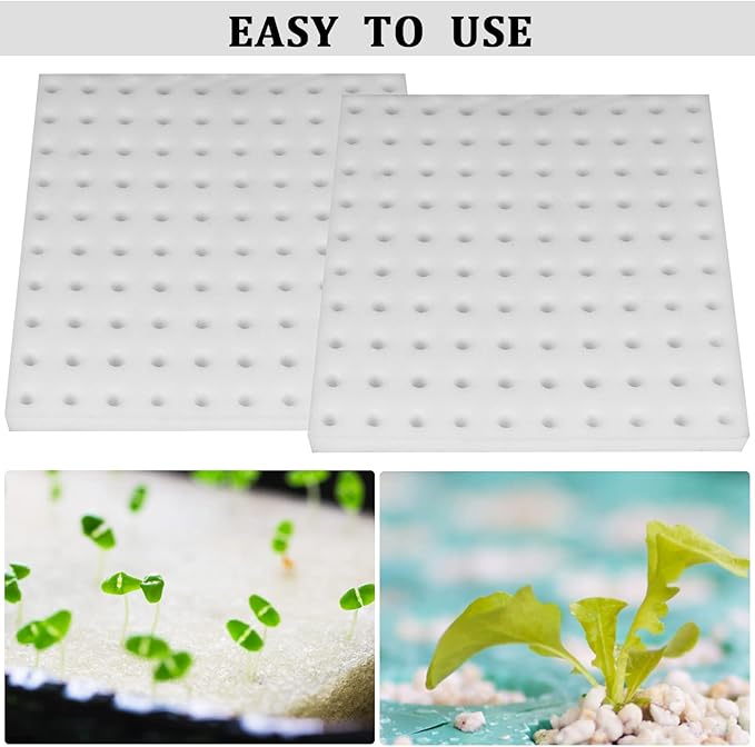400 Pcs Hydroponic Sponges Planting Gardening Tool Soilless Cultivation Seedling Sponges Cultivation Sponge Greenhouse for Small Bud Growth & Grow Seedlings