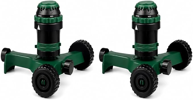 2-Pack Orbit H2O-6 Gear Driven Sprinkler with Wheels 58572N (2 Total Srinklers)