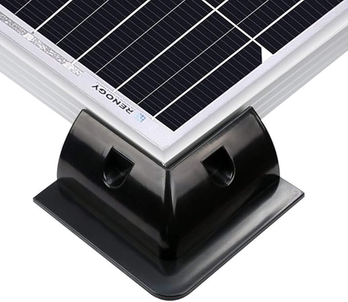 Renogy Corner Bracket Solar Panel Roof Drill-Free Mount for RV, Boats, 1 Set