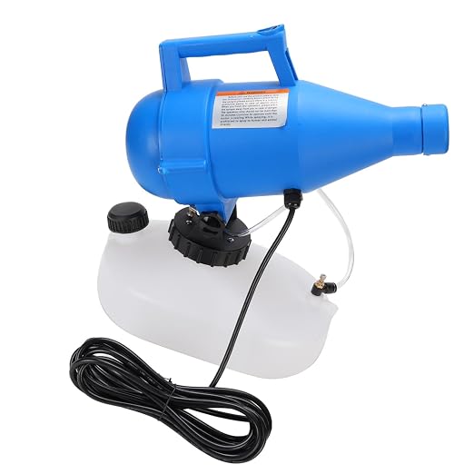 4.5L Electric Fogger Adjustable Portable Atomizer Sprayer for Indoor Outdoor Use in Hotels Schools Gardens EU Plug 220V