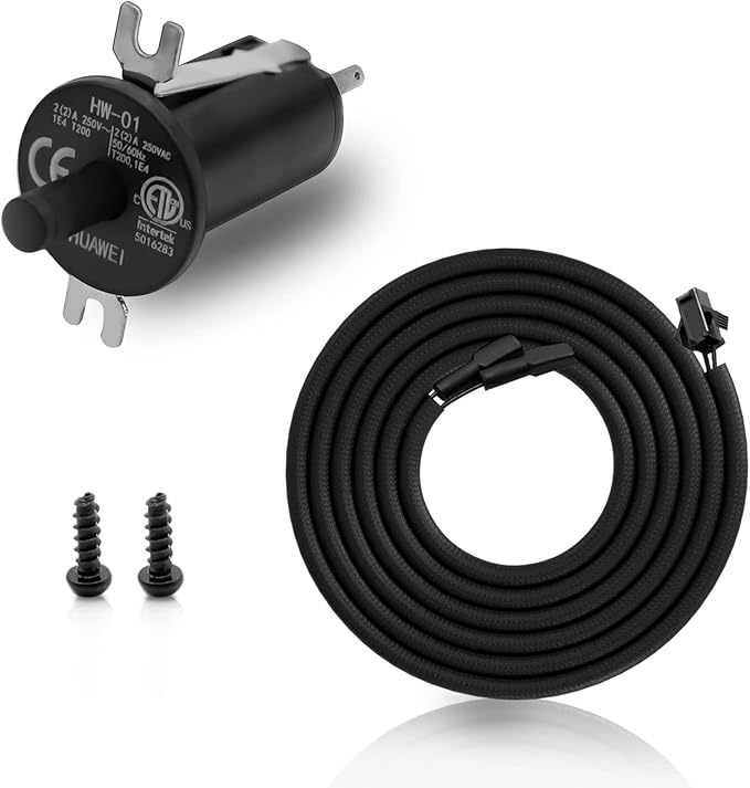 Hopper Lid/Door Switch Kit Replacement Part for Masterbuilt Gravity Series 560/800/1050 Digital Charcoal Grill + Smokers, 1 PC Hopper Lid/Door Switch and 1 PC Hopper Wire