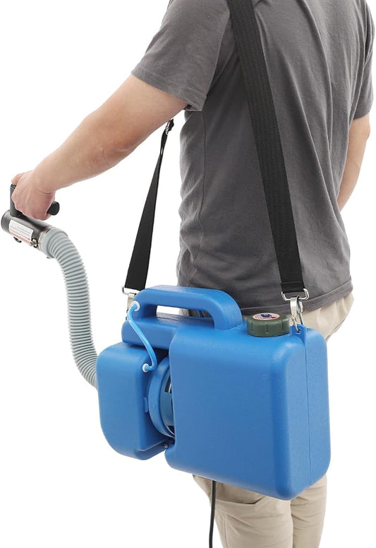 8L Electric ULV Fogger Machine, Portable Cold Fogger Sprayer with 2 Gallon Tank, 1200W Atomizer, Adjustable Flow Rate, Up to 32.8 Ft Spray Range, Machine Electric Atomizer