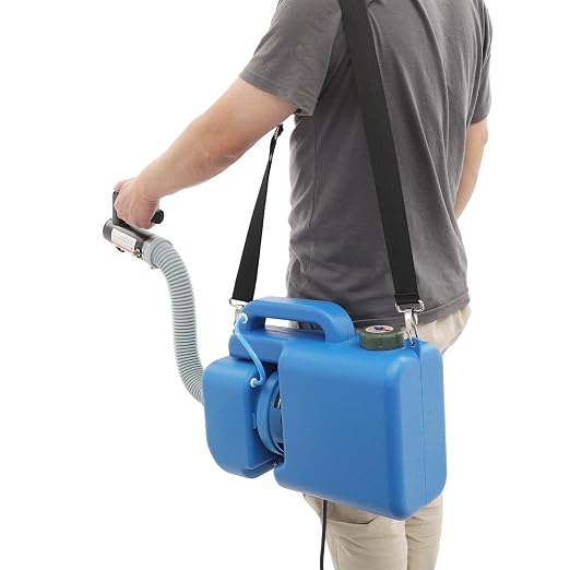 8L Electric ULV Fogger Machine, Portable Fogger Sprayer Machine with Shoulder Strap & Handle, 0.21GPM Electric Atomizer Sprayer for Home Indoor and Outdoor
