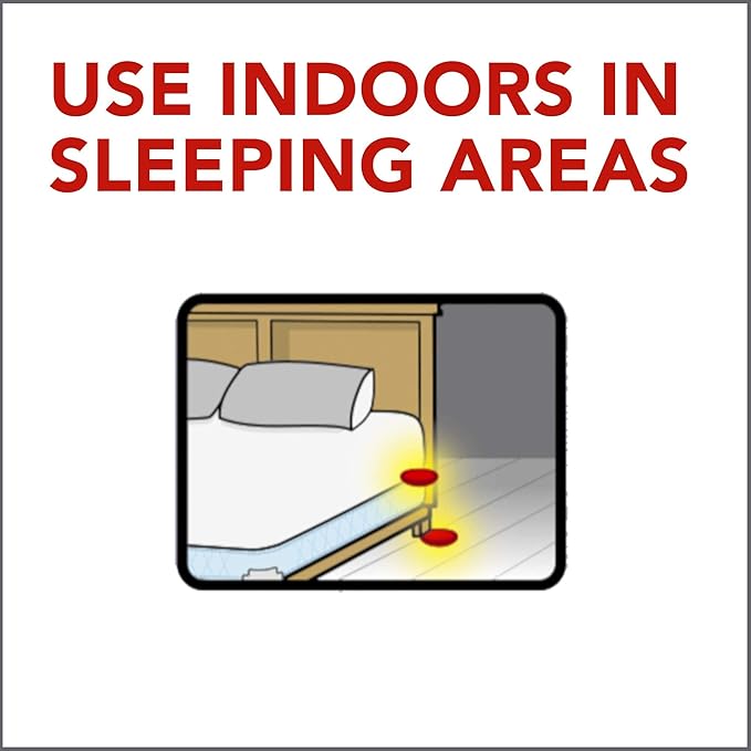 Raid Bed Bug Detector & Trap Early Detection and Monitoring for Home or Travel,8 Count (Pack of 6)
