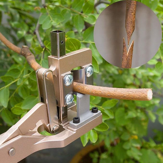 ViaGasaFamido Garden Grafting Tool Pruner, Fruit Tree Pruning Shears Scissor, Aluminum, Grafting Tools with Non-Slip Handle for Gardening Tree Pruning Pruners