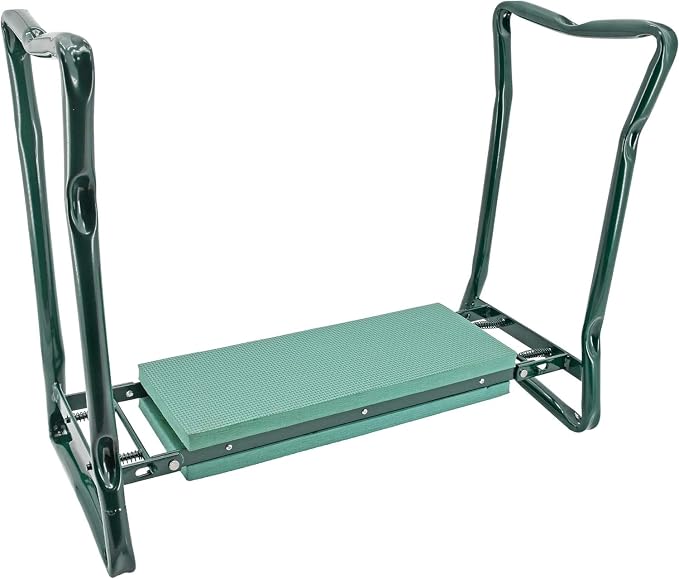 Foldable Garden Kneeler Kneeling Bench Stool Soft Cushion Sitting Seat Pad NEW