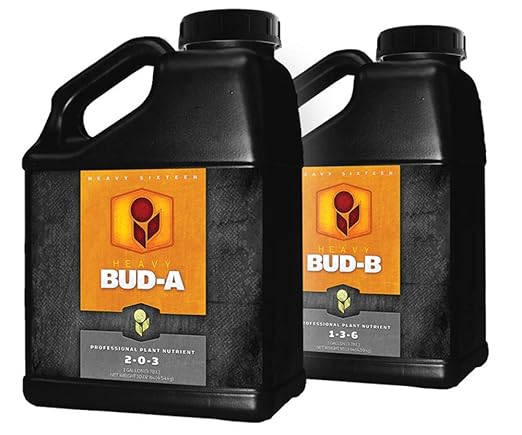 Heavy 16 Bud B Liquid Plant Nutrient Solution - Advanced Bloom Formula |Concentrated Formula | Simplified Feeding | High-Yield Crop Support | 1 Gallon (4L)