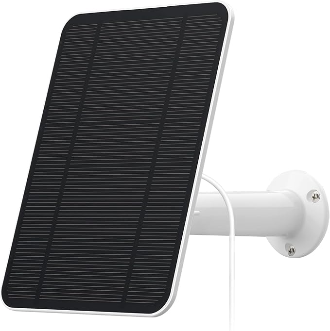 4W Solar Panel Compatible with SimpliSafe Outdoor Camera, Includes Secure Wall Mount, IP65 Weatherproof,13.1ft Power Cable (2)