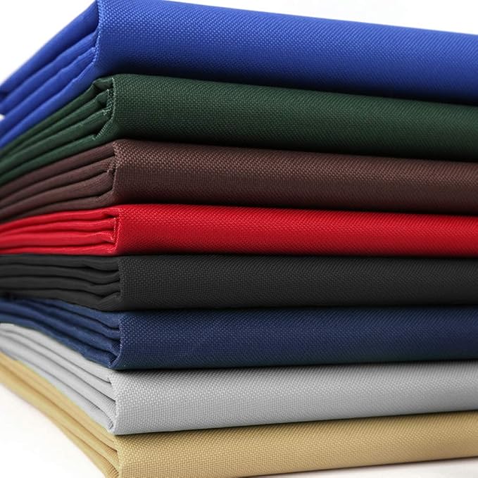 Waterproof Canvas Fabric by The Yard 58" W 600D Upholstery Polyester Material Indoor Outdoor Water Resistant Fabric for Chair Cushion Furniture Cover Sewing DIY Cloth, 3 Yards Navy Blue
