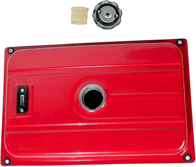 JJing Universal 5 Gallon Generator Gas Fuel Tank Compatible with Honda EC2500 Predator Champion ETQ Duromax Wen Power Homelite Husky and More 3200 3250 3500 3600 3750 4000 4375 4750 Generators