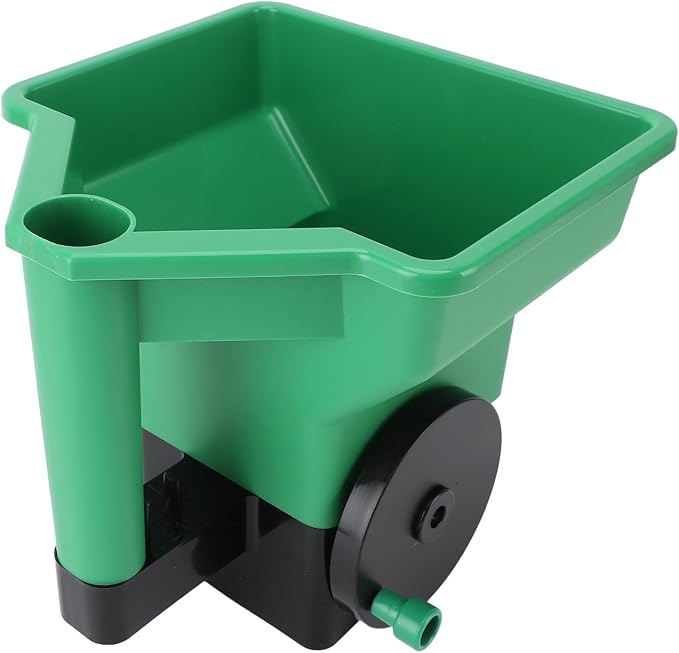 Hand Spreader 3L Manual Small Labor Saving Handheld Lawn Garden Spreader for Fertilizer Salt Green