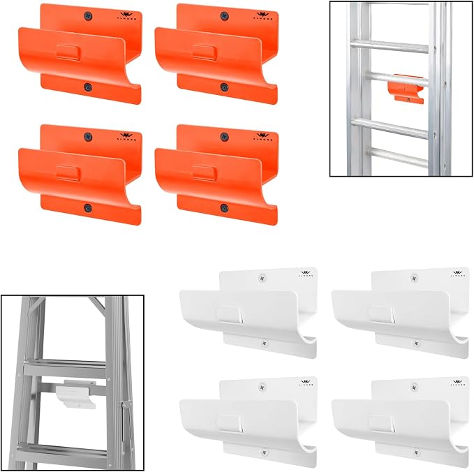 Heavy Duty Wall Hooks – Carbon Steel Garage Hooks for Tools, Ladders, Garden Equipment, and Home Storage