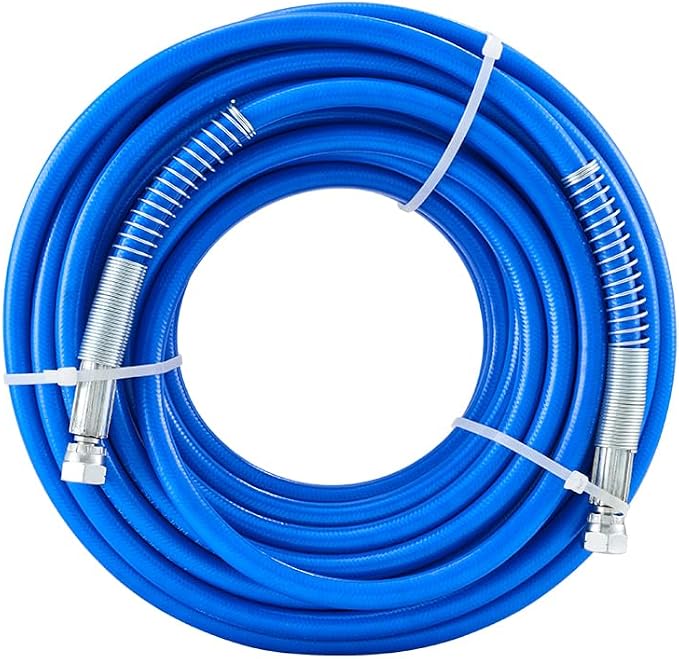 VEVOR Airless Paint Spray Hose Kit, 50ft, 3600 psi High Pressure Fiber Tube with 8 inch Extension Rod Pole, 517 Tip and Tip Guard, 1/4 inch Swivel Joint, for Homes, Buildings, Decks, or Fences