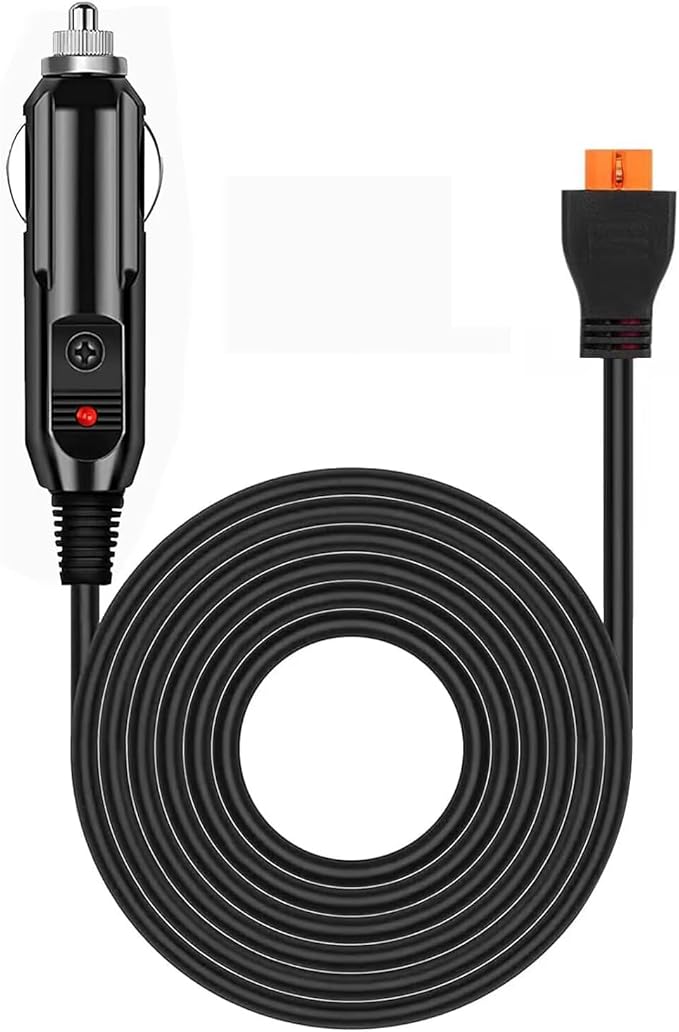 10Ft XT60i Car Charging Cable for EF ECOFLOW River Delta 3 2 Pro Max Plus Anker SOLIX Series DJI Power 1000 500 BLUETTI AC70 AC50B EB55 Allpowers & Many Portable Power Station with XT60/XT60i Plug