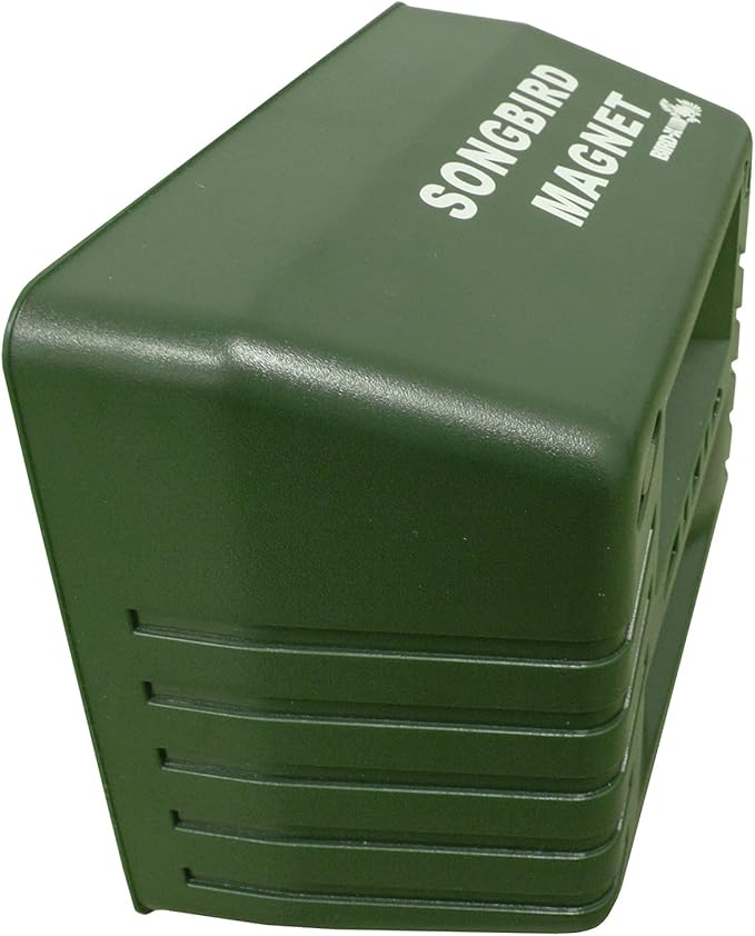 Bird-X Songbird Magnet, Bird Caller Device to Bring Birds to Your Yard, Water-Resistant, Easy to Install, Covers up to 4,000 sq. ft., 6.75" x 5.5" x 3.5"